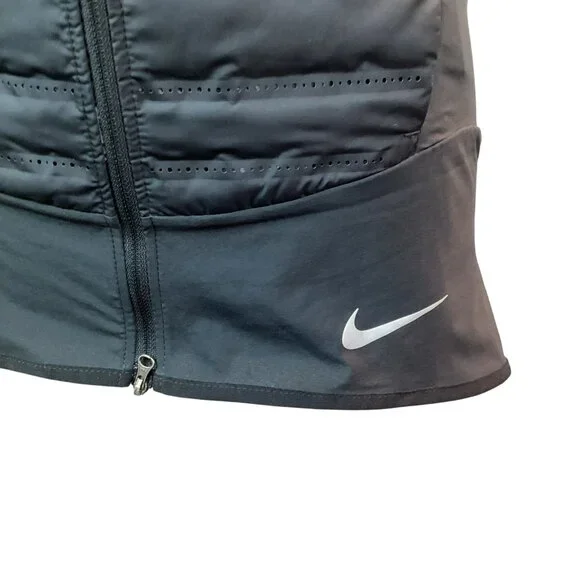 Nike Aeroloft Womens Small Down Packable Running Vest Black - Picture 6 of 10